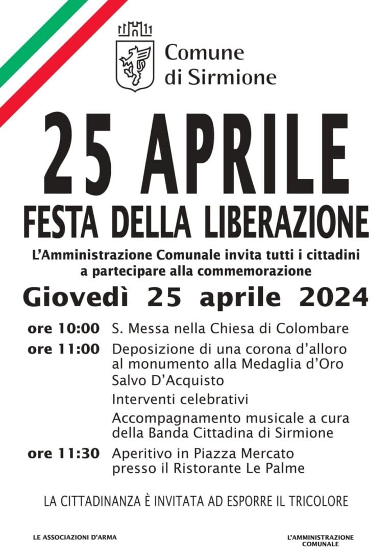 April 25th in Sirmione: Liberation Celebrations