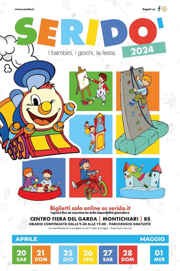 Seridò 2024: The Biggest Children’s Game Party at the Center