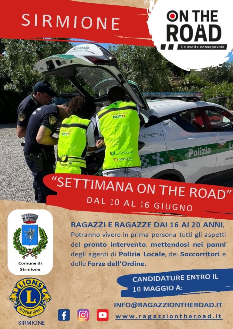 Open registrations for the educational project “On the Road” in Sirmione 2024