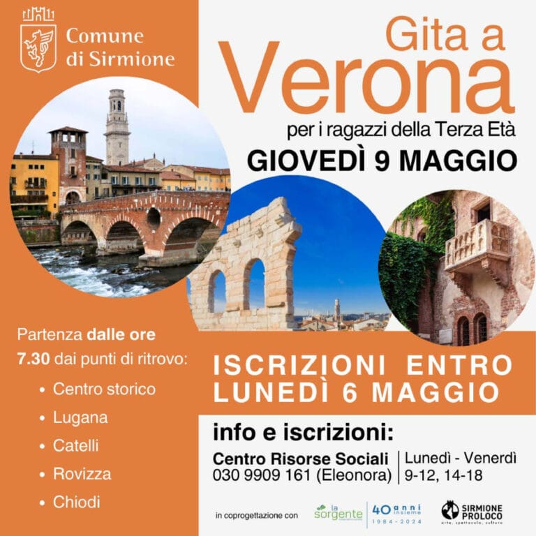 Trip to Verona for the Senior Citizens of Sirmione