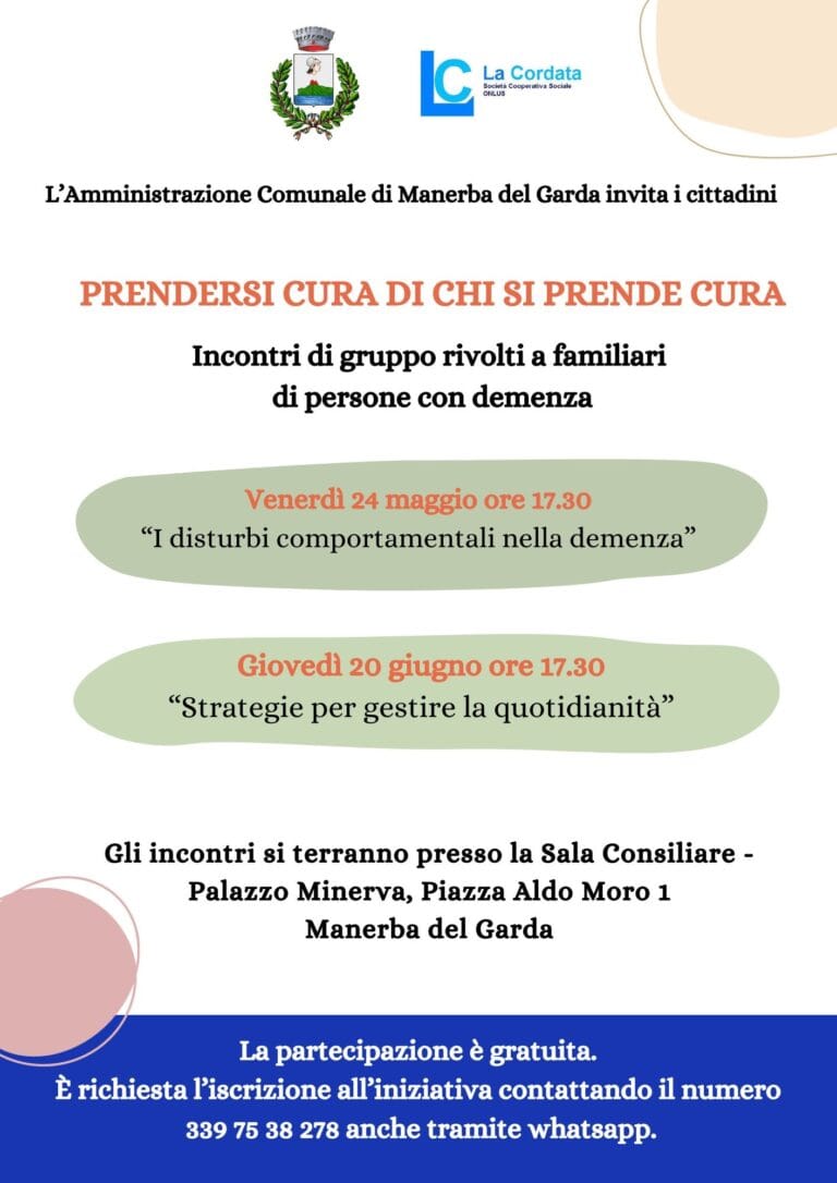 Support and Tools for Family Members of People with Dementia in Manerba del Garda