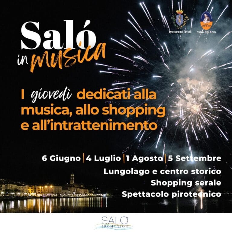 Salò in Music 2024: Musical Evenings and Shopping on Lake Garda