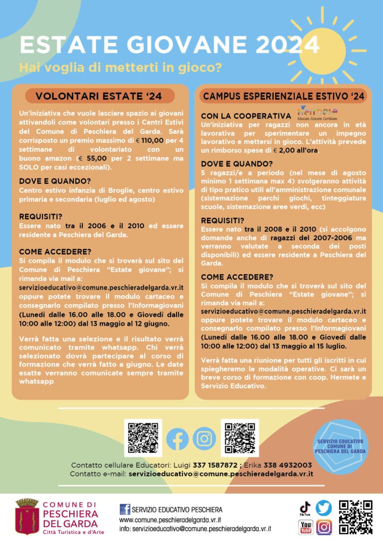 Young Summer 2024 in Peschiera