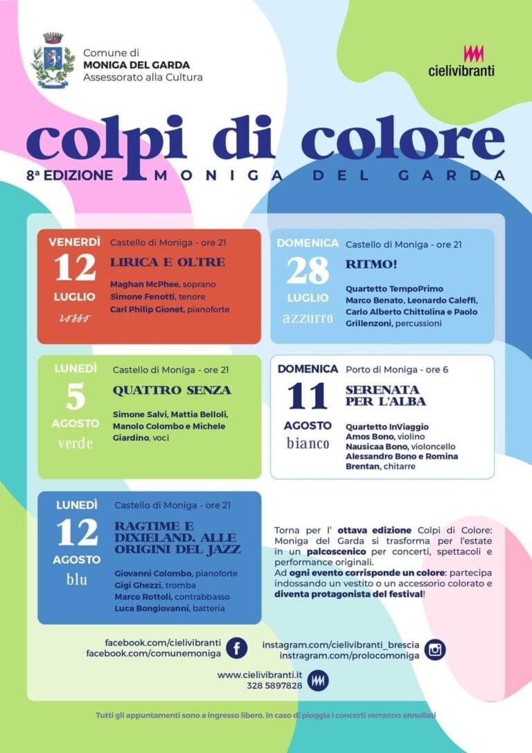Splashes of Color: Eighth Edition in Moniga del Garda