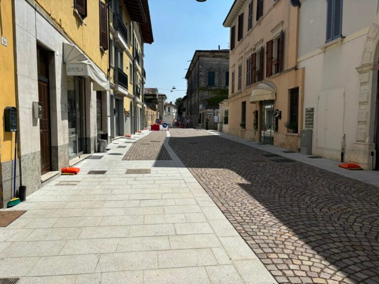 Lonato del Garda: First reopening of Via Gerardi