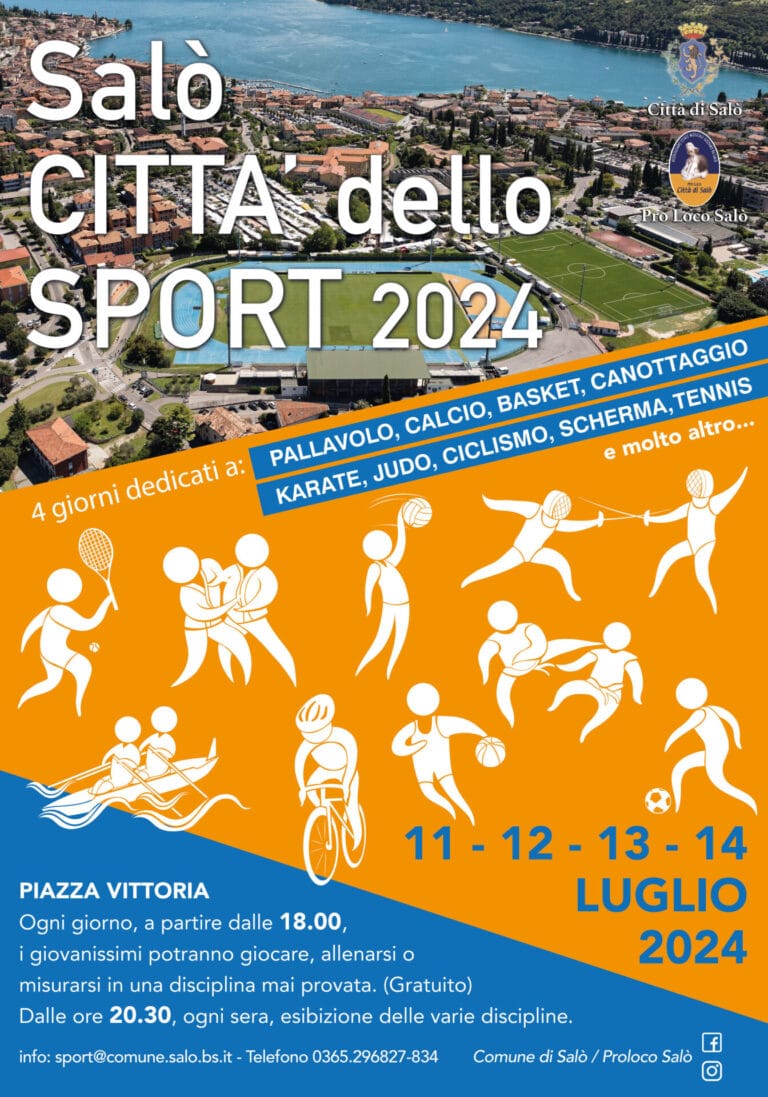 Salò City of Sport 2024: July 11-14