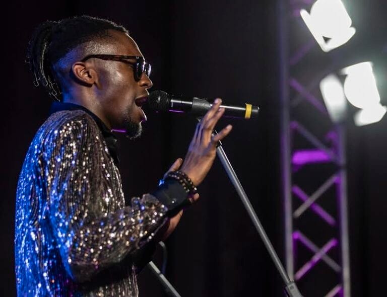 Blues Concert at Palazzo Pastore: LeBron Johnson on stage on July 20th