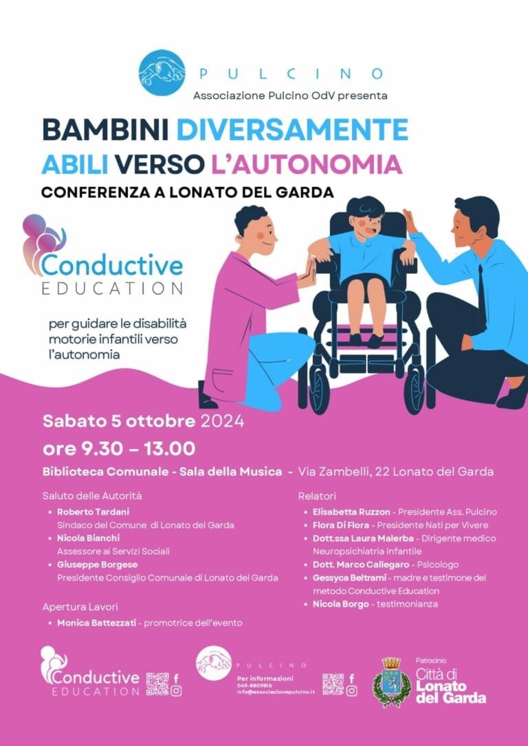 Children with disabilities towards autonomy: conference in Lonato