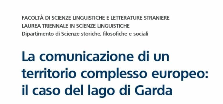 Tourism on Lake Garda: trends and promotion at the Catholic University of Brescia