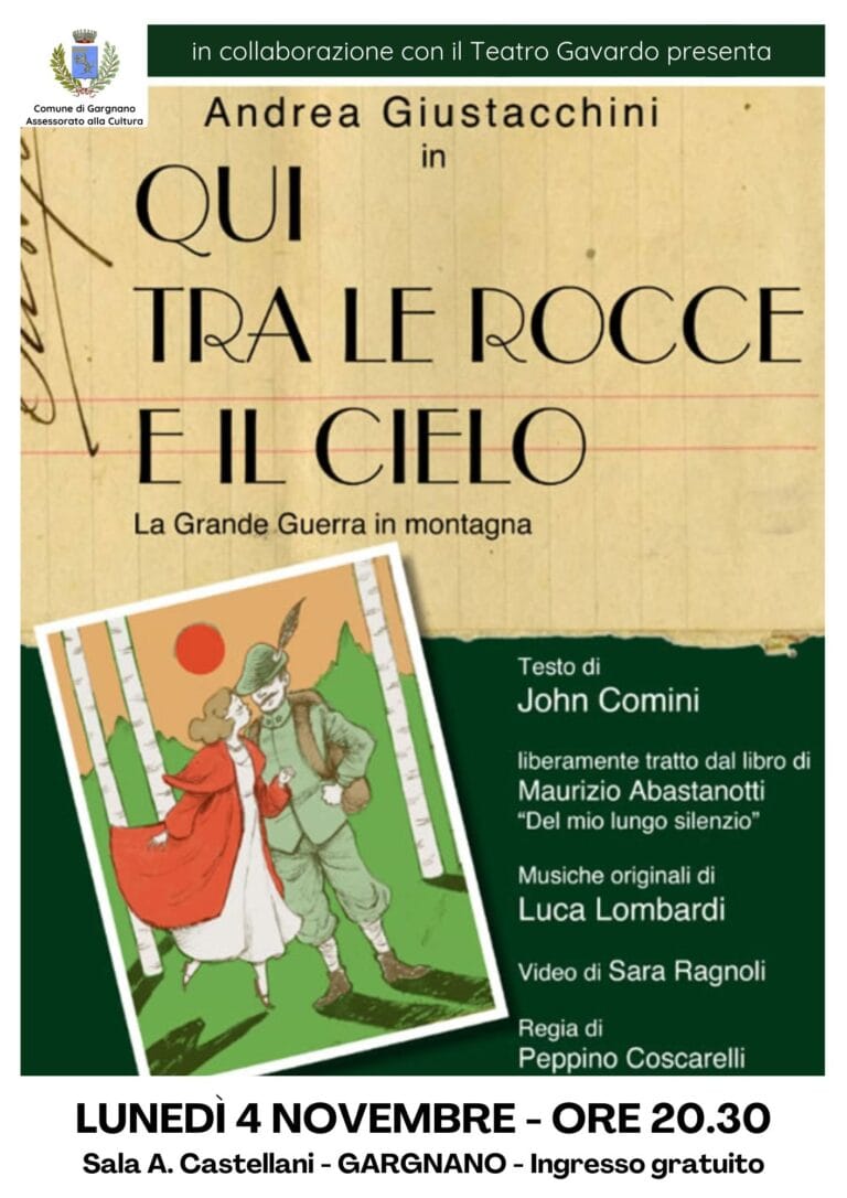 Theatrical performance for November 4th in Gargnano