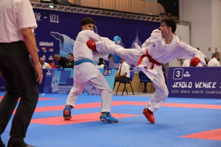 Garda Karate Team cheers for Italy at the World Championships in Jesolo