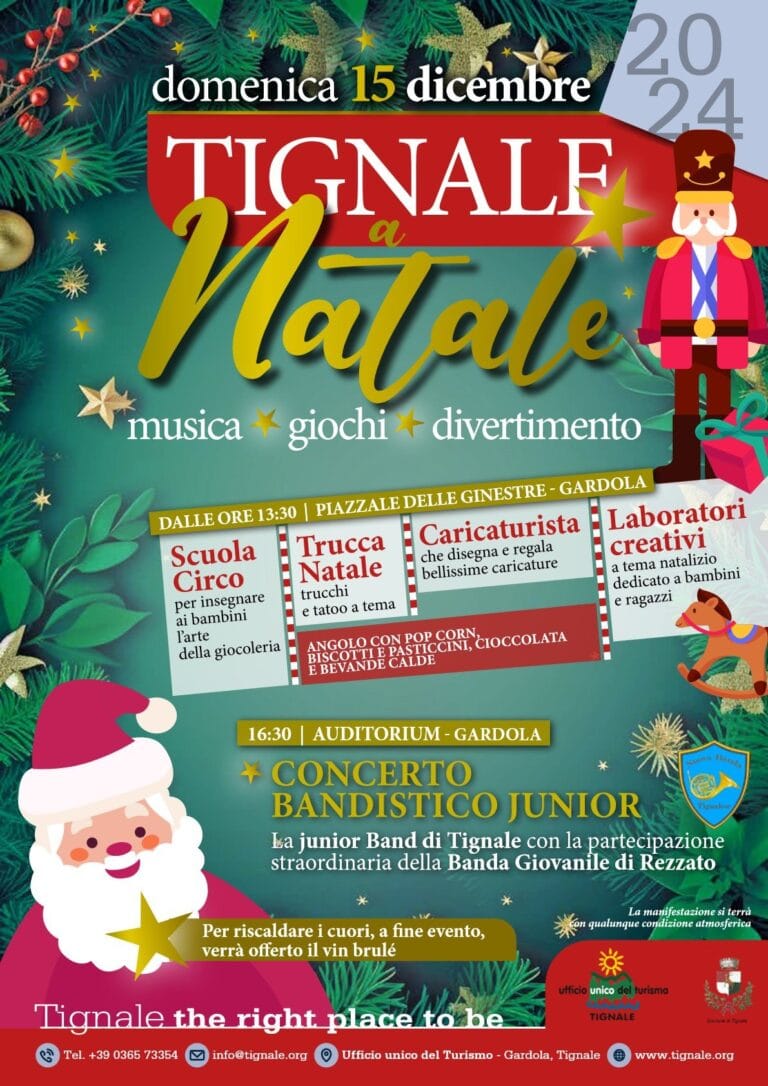 Christmas Events 2024 in Tignale and Prabione