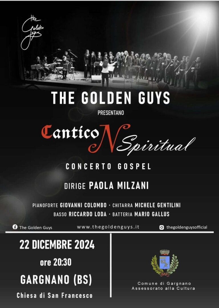 The Golden Guys present “Spiritual Canticle”: an unmissable gospel concert in Gargnano
