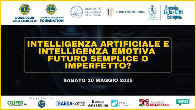 Artificial Intelligence and Emotional Intelligence: Lions Club Garda Bresciano Conference