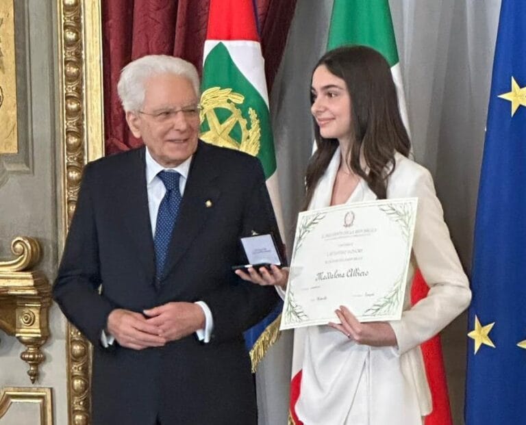 Maddalena Albiero awarded at the Quirinale: a pride for Bardolino