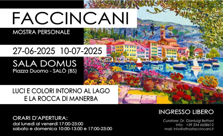 Lights and Colors of Lake Garda: Athos Faccincani Exhibition in Salò