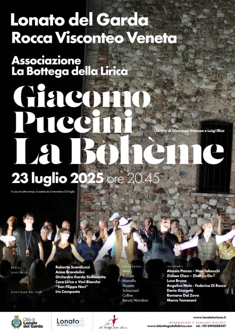 La Bohème in Lonato: the stage becomes an art workshop for young talents under the guidance of Roberto Scandiuzzi