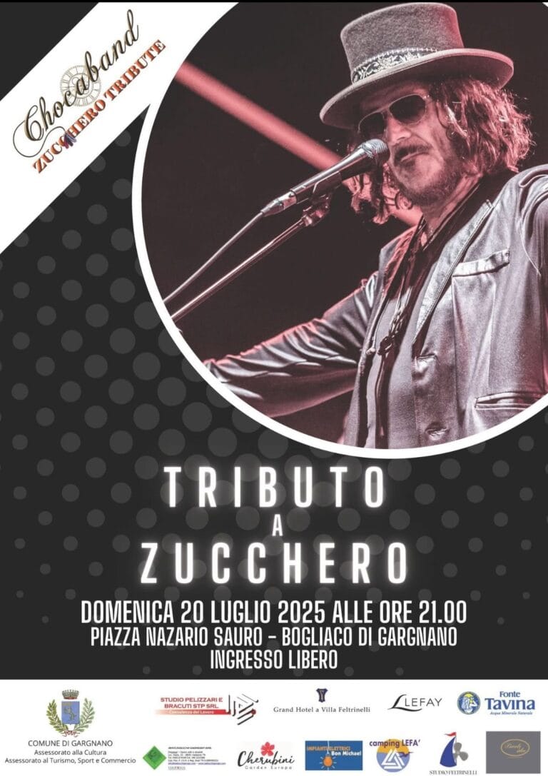 Tribute to Zucchero: the “Chocaband” in Concert in Bogliaco di Gargnano