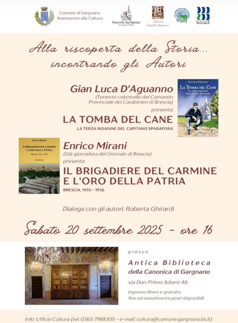 Books and Investigations: Gian Luca d’Aguanno and Enrico Mirani Meet in Gargnano
