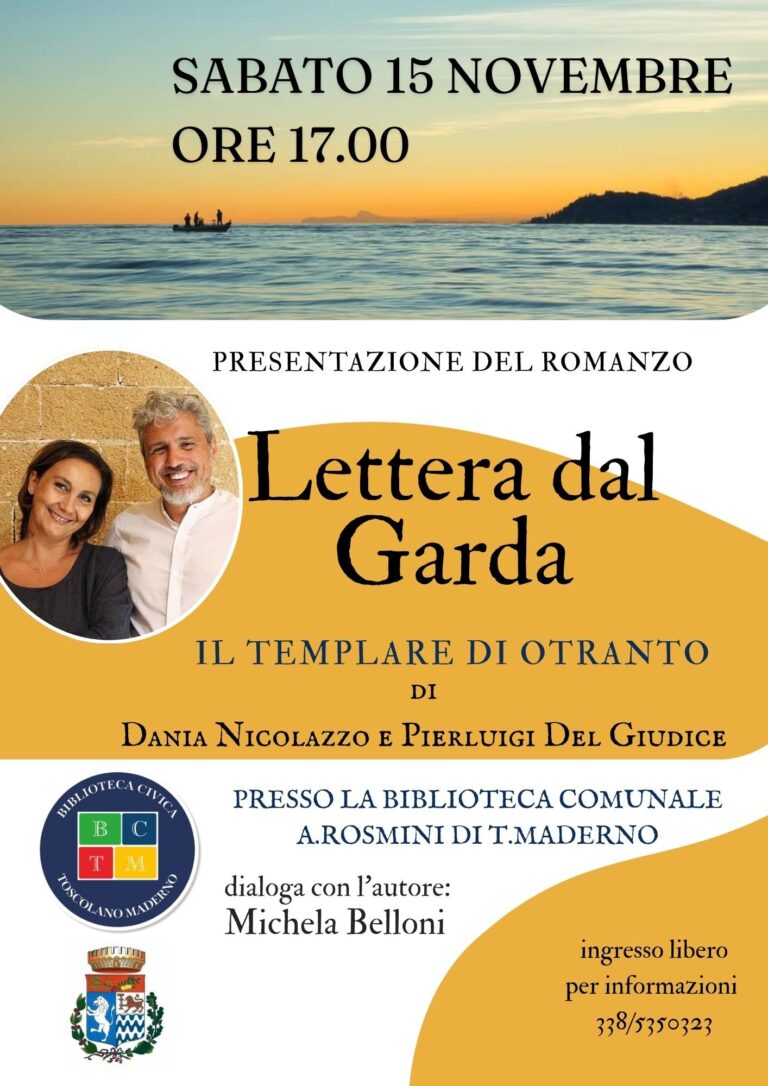 Letter from Garda: The Epilogue of the Templar Saga Presented in Toscolano Maderno