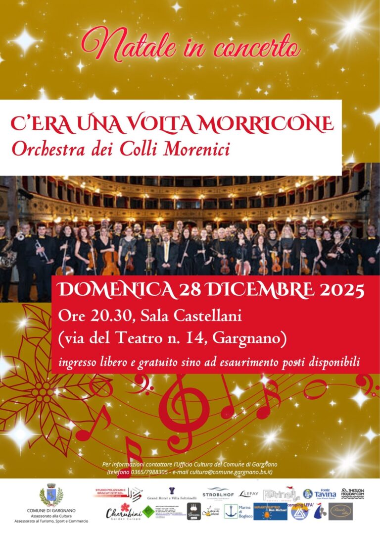 Gargnano Honors Ennio Morricone with Colli Morenici Orchestra Concert