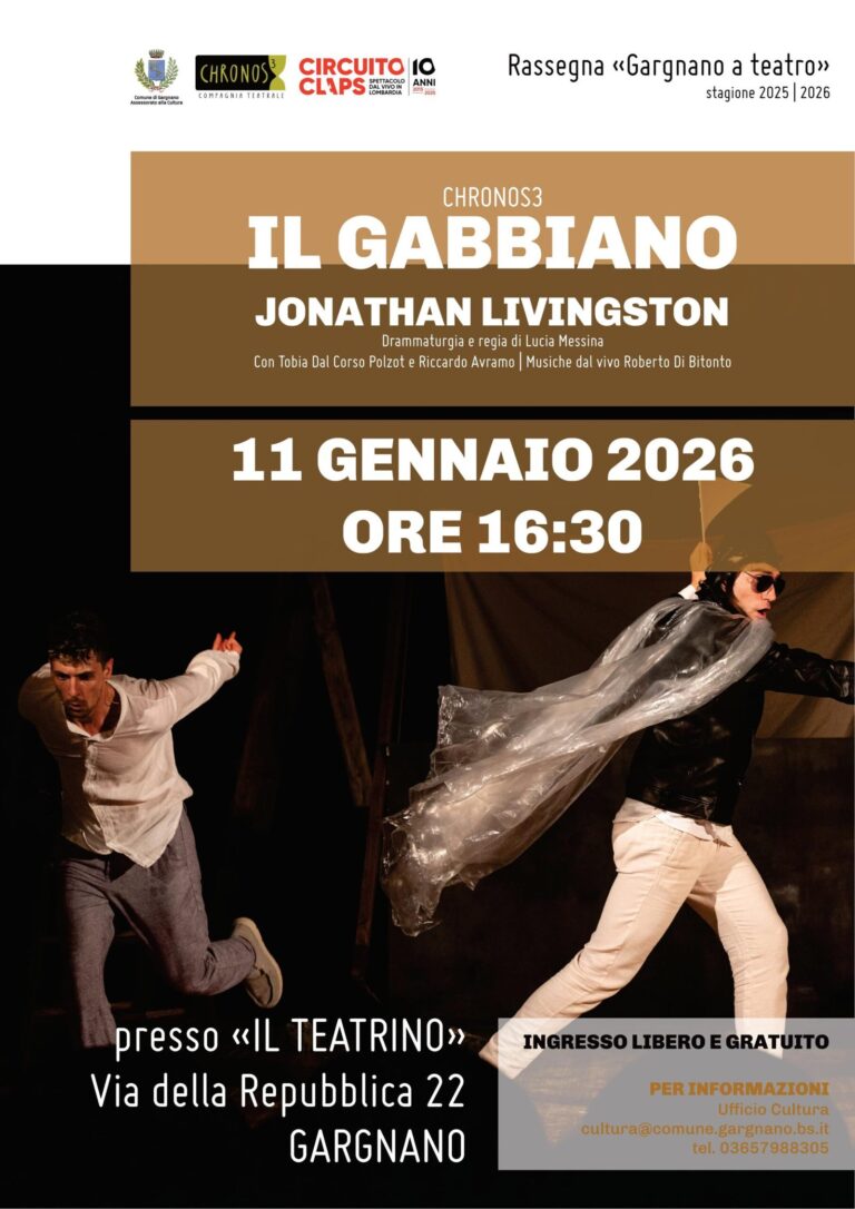 Gargnano Hosts Family Theater Show Featuring Jonathan Livingston Seagull