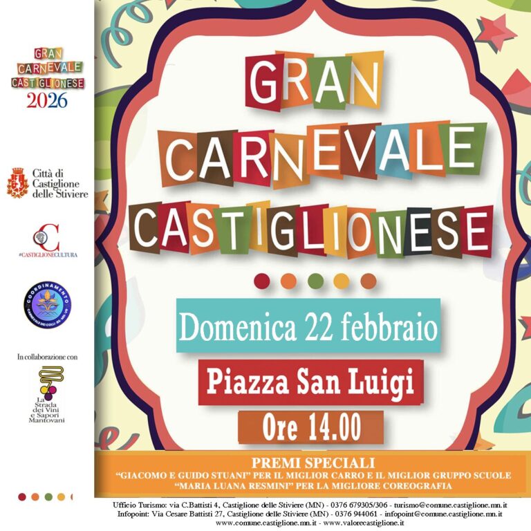 Castiglione delle Stiviere Hosts Grand Castiglionese Carnival Revival
