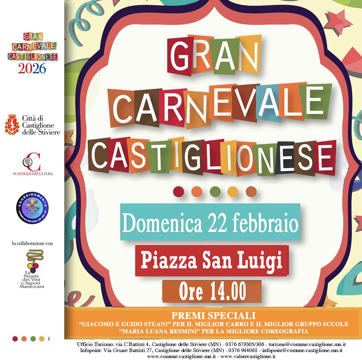Castiglione delle Stiviere Hosts Grand Castiglionese Carnival Revival