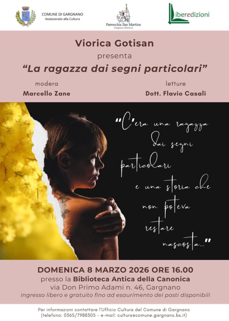 Gargnano Hosts Two Literary Events Celebrating International Women's Day