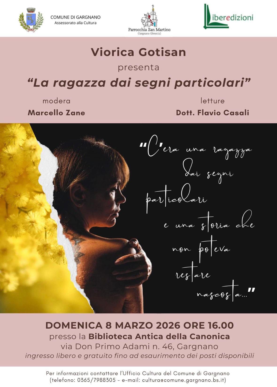 Gargnano Hosts Two Literary Events Celebrating International Women's Day