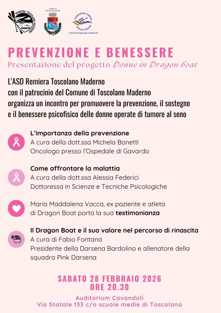 Toscolano Maderno Hosts Cancer Prevention and Sports Workshop for Women Post-Surgery