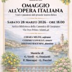 Gargnano Hosts Free Italian Opera Concert on March 28, 2026