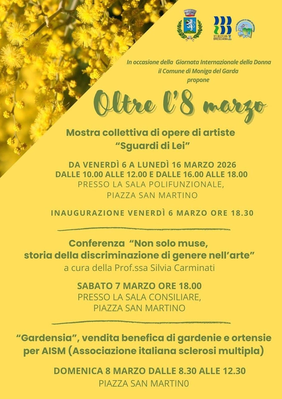 Moniga del Garda Hosts Collective Exhibition to Commemorate International Women's Day