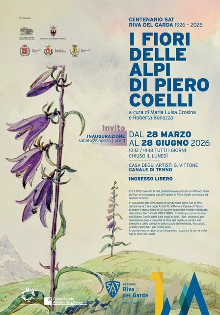 Canale di Tenno Art Exhibition Highlights Alpine Flowers by Piero Coelli