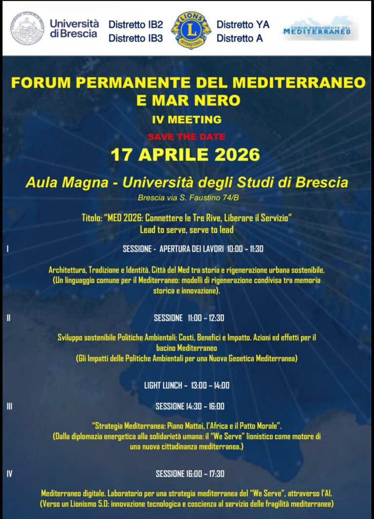 Brescia Hosts Key Mediterranean Forum on International Cooperation and Sustainable Development