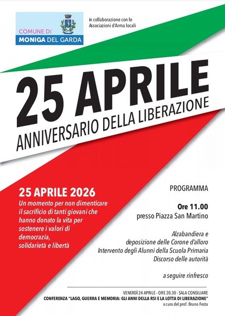 Lago Honors Liberation Day with Flag Raising at Piazza San Martino