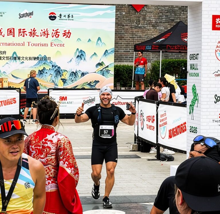 Cristian Coletti Finishes Eighth in His Category at the Great Wall Marathon