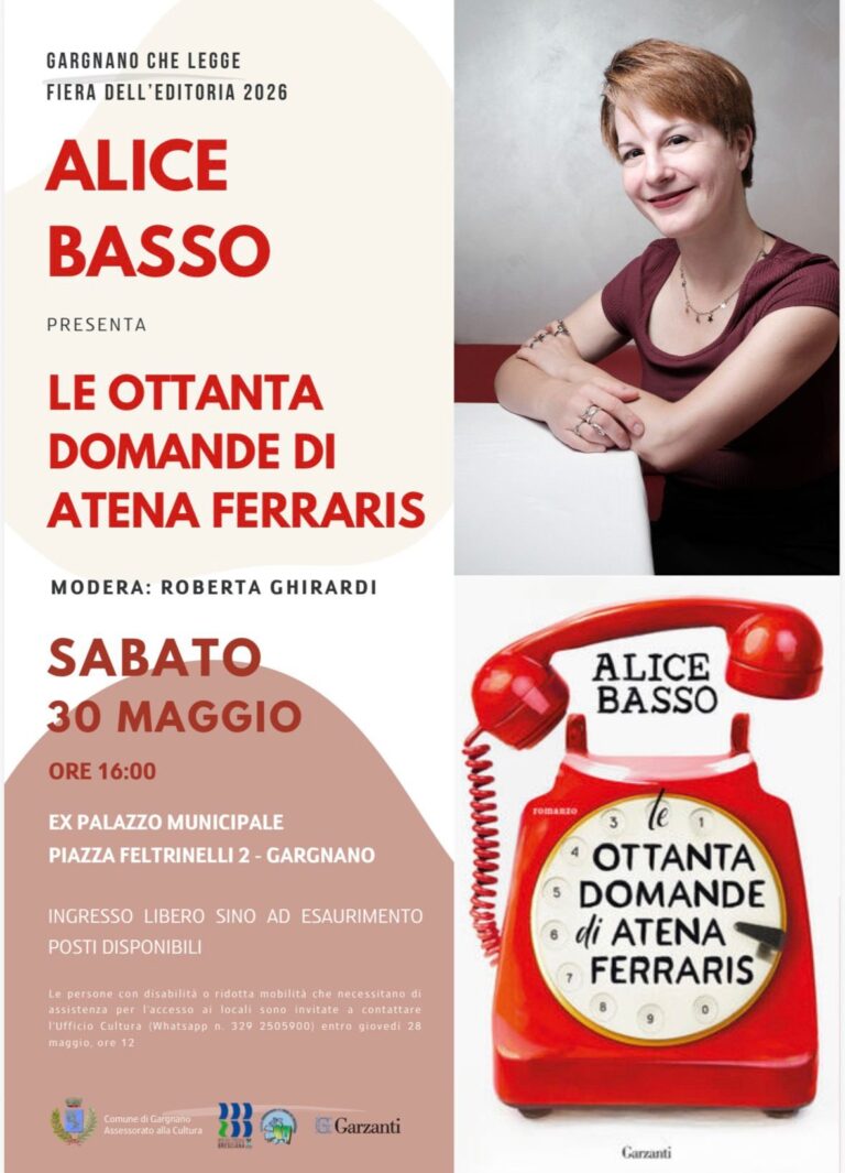 Alice Basso Debuts New Novel at Gargnano Reads