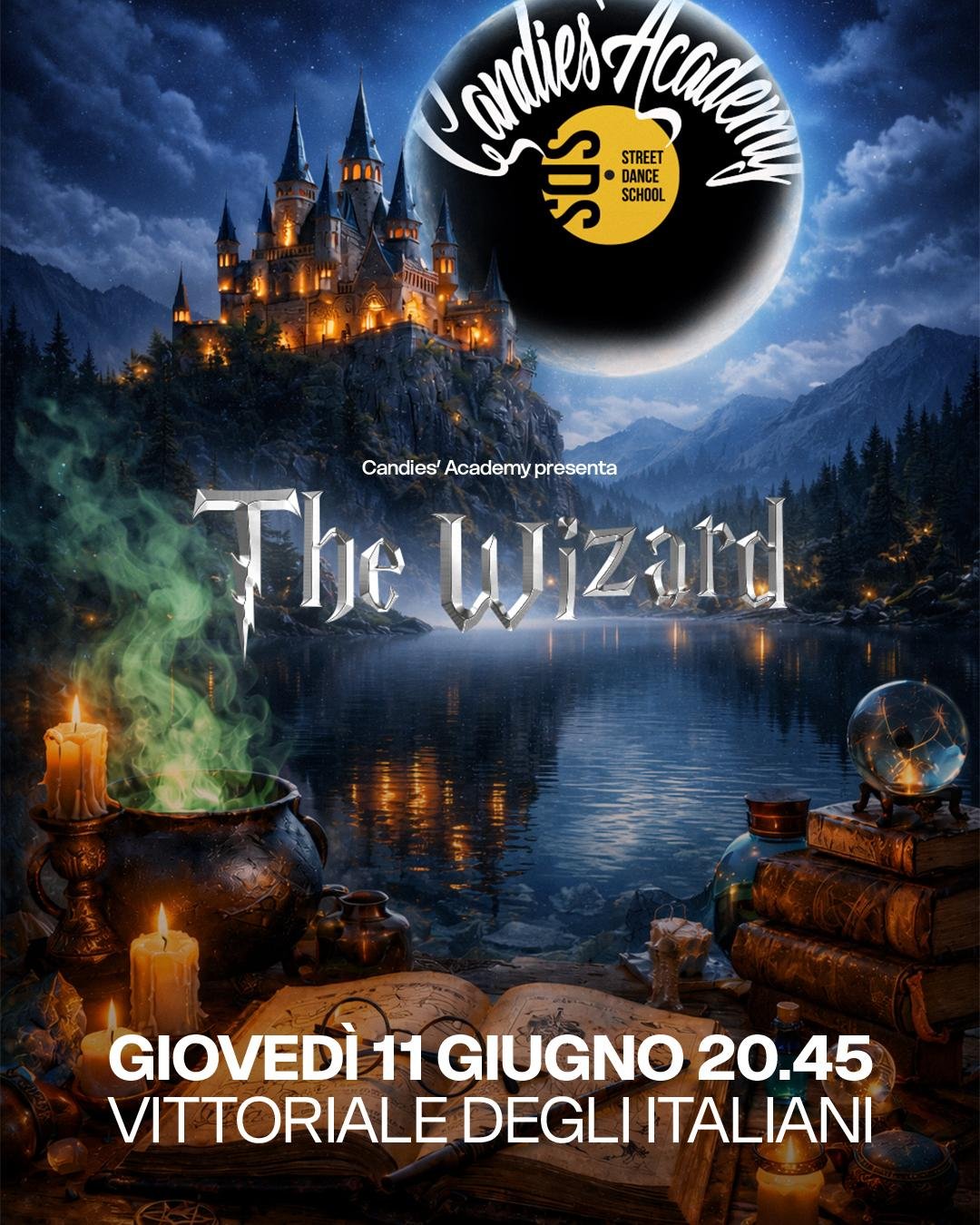 The Wizard: Candies' Academy Dazzles Vittoriale Amphitheatre