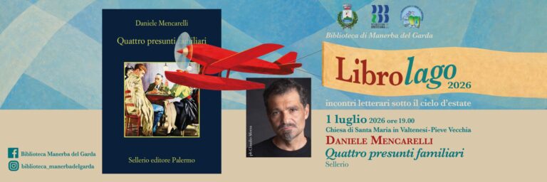 Daniele Mencarelli Headlines LibroLago With Quattro presunti familiari