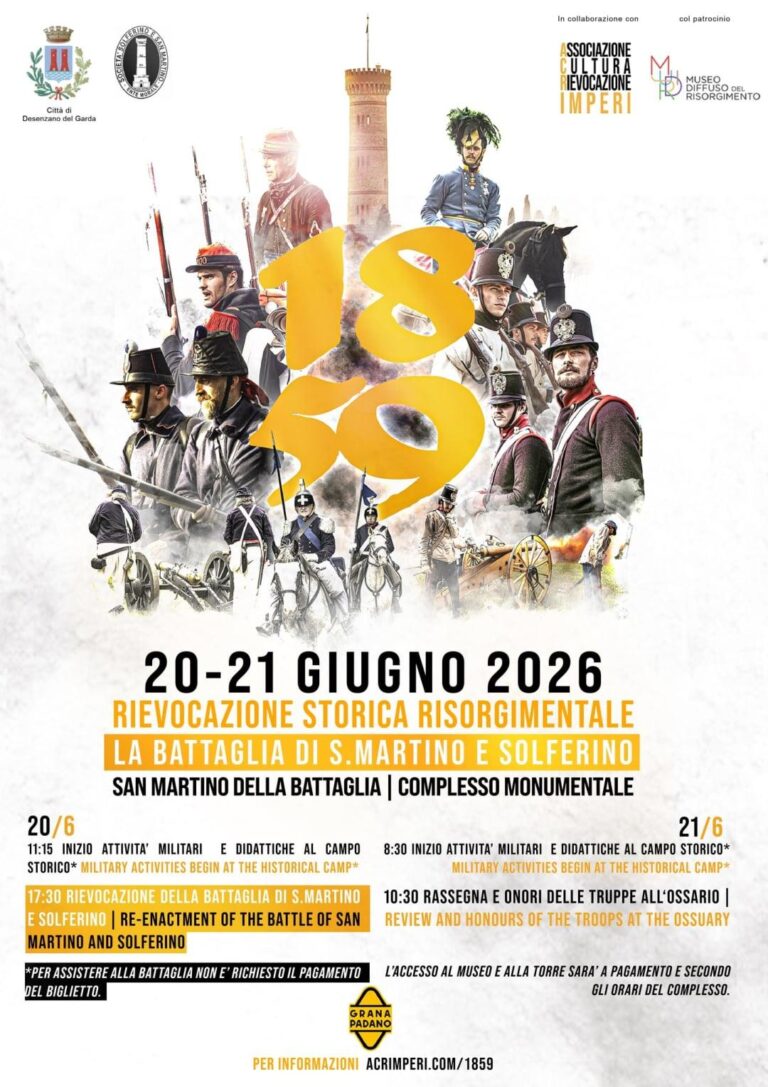 Solferino marks 167th anniversary of the Battle on June 24, 2026 with commemorations