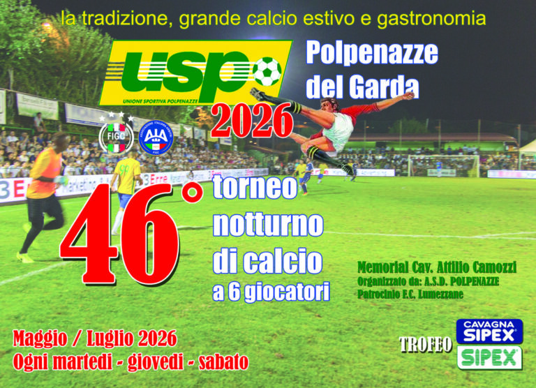 Polpenazze 2026: Second Round Groups Set for the 46th Tournament