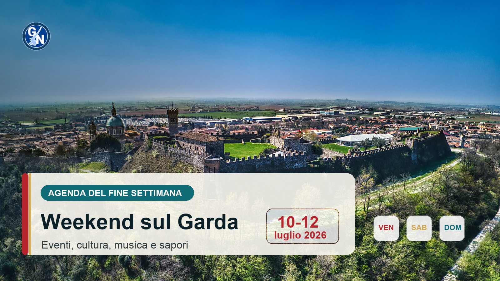 What to Do on Lake Garda This Weekend (July 10–12, 2026): Culture, Music, Food and Shows