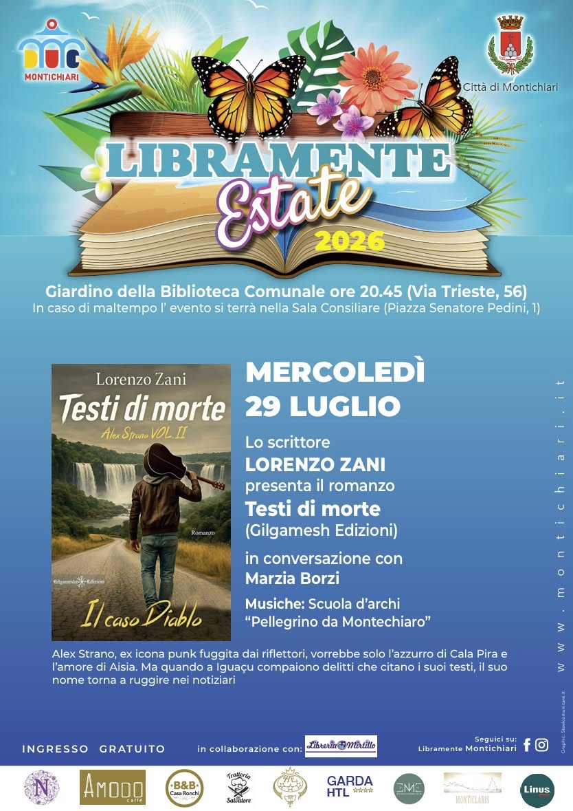 Montichiari’s Libramente Estate Ends With Writer Lorenzo Zani