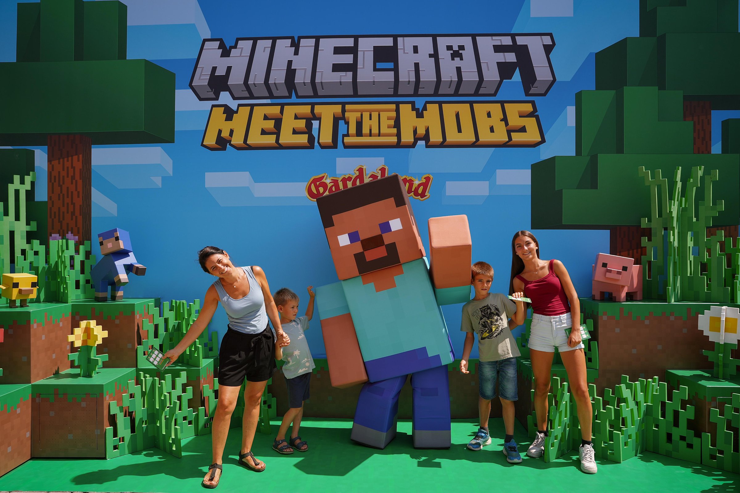Minecraft Meet the Mobs at Gardaland: Live Experience Runs Through August 28