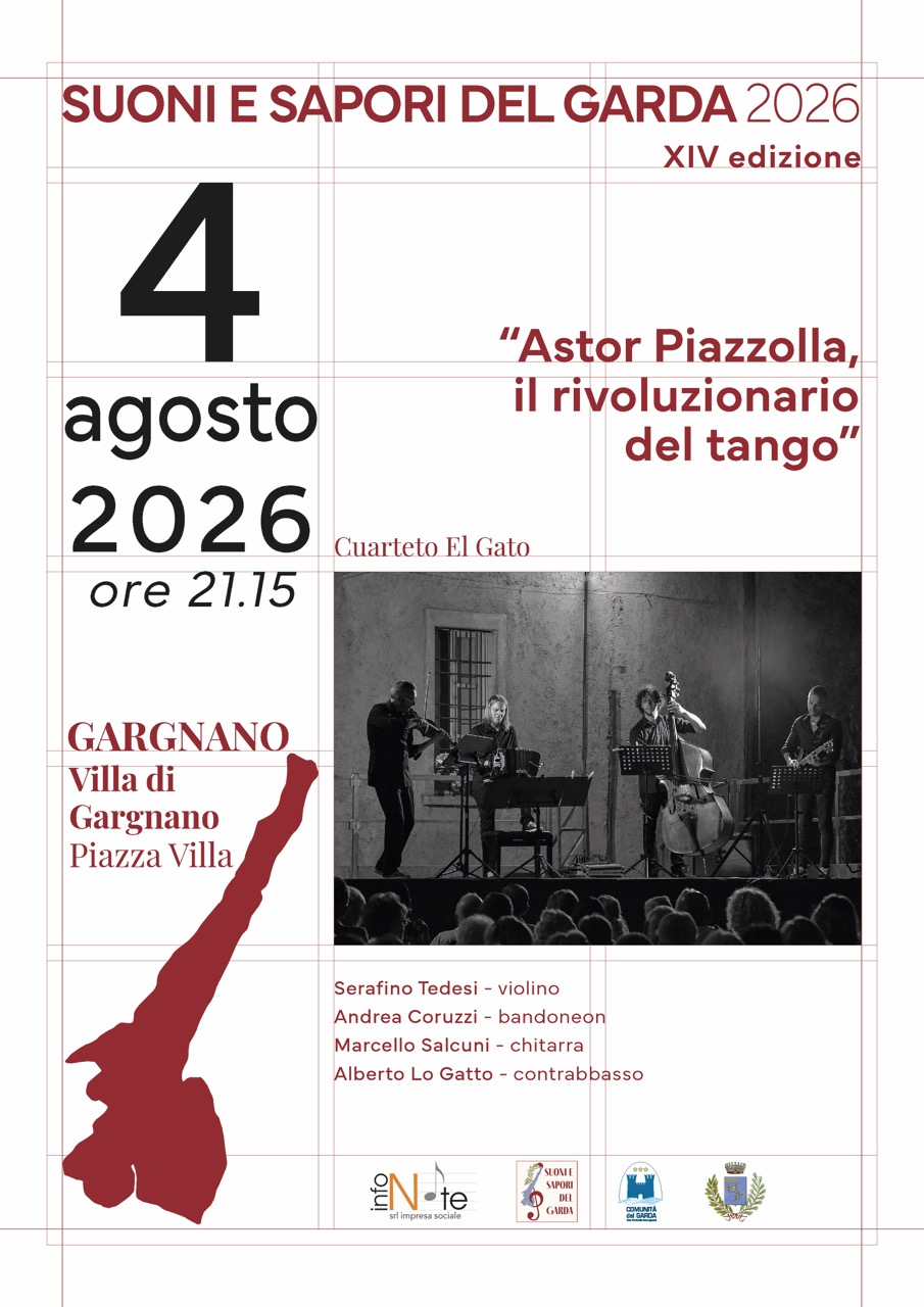 Cuarteto El Gato Pays Tribute to Astor Piazzolla at Villa di Gargnano