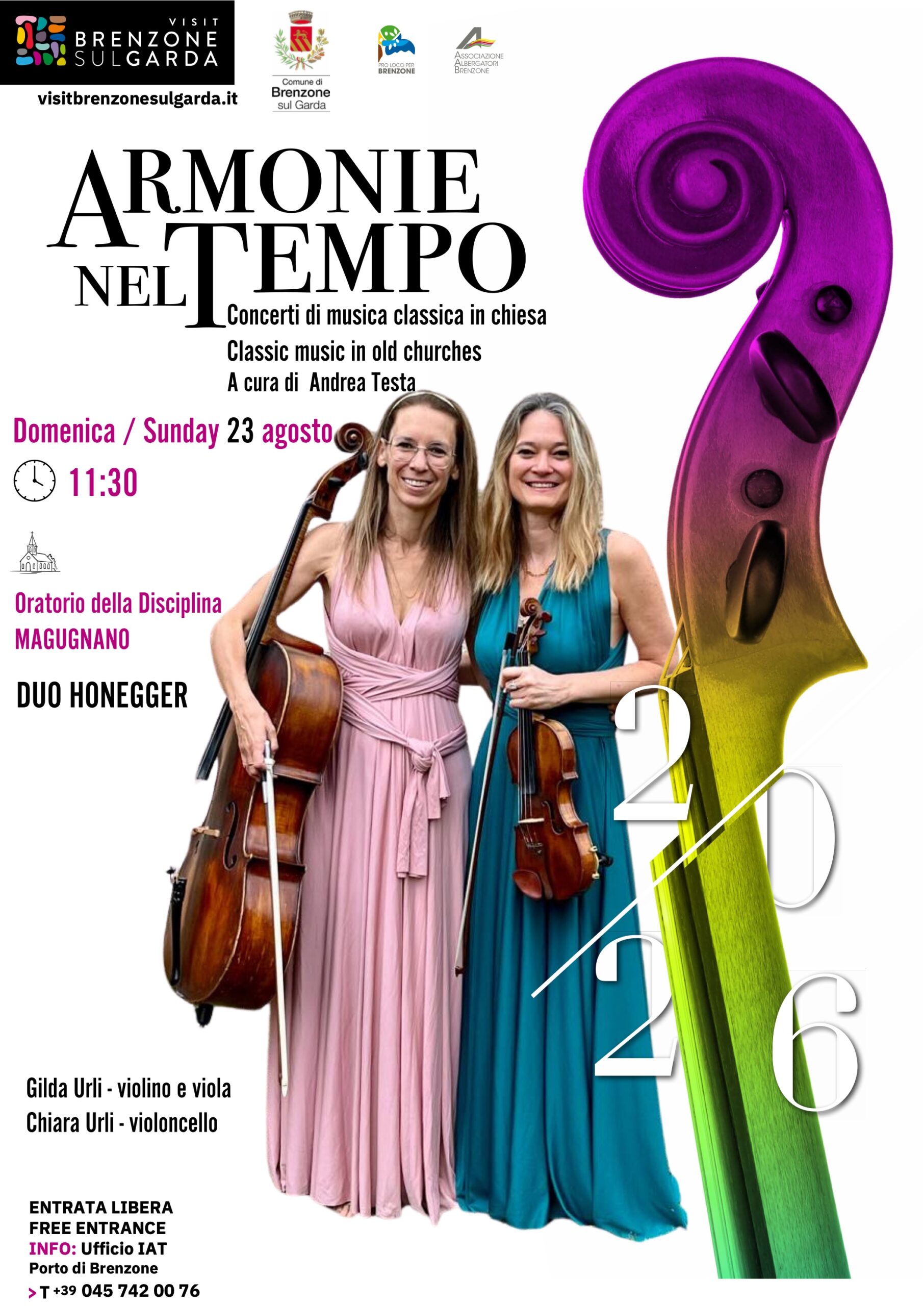 Duo Honegger Brings Harmonies Through Time to Magugnano Concert