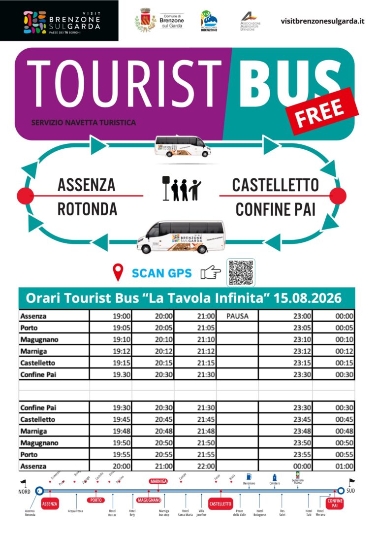 Infinite Table Returns to Castelletto di Brenzone With Dinner and Live Show on August 15