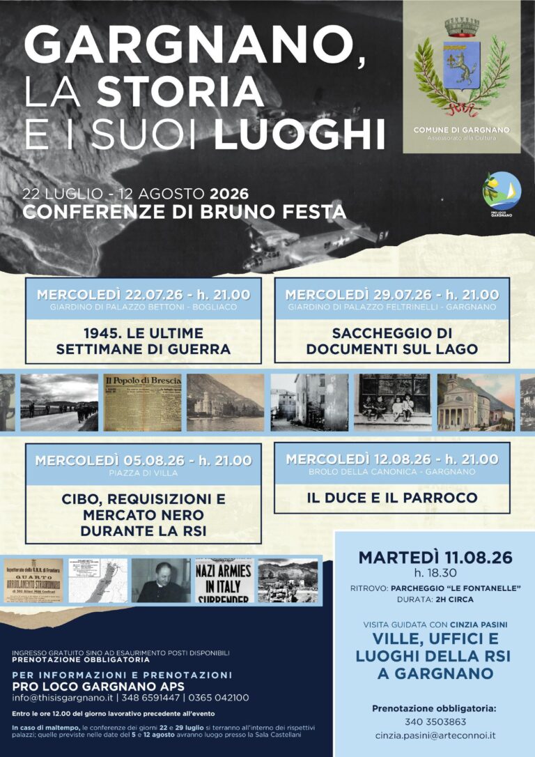 Gargnano Hosts Conference on Food Rationing and Black Market During the RSI