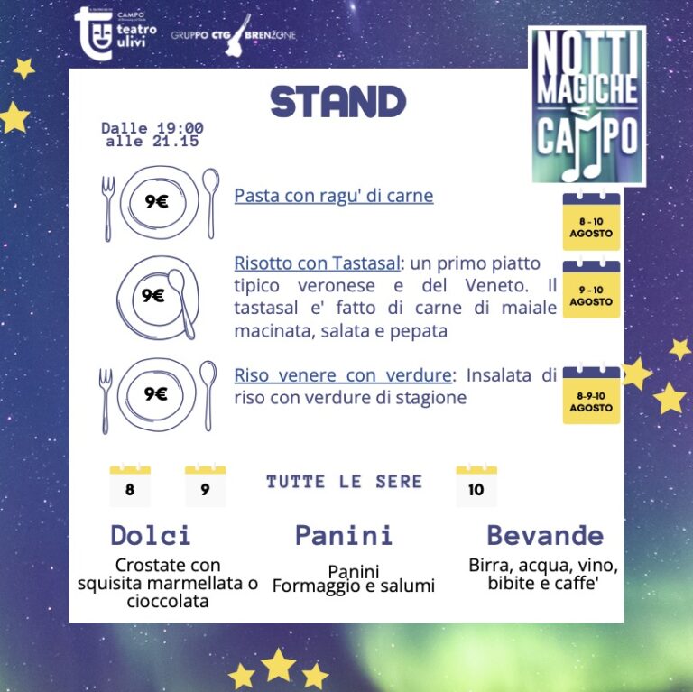 Magical Nights in Campo: Three Music Evenings from August 8 to 10